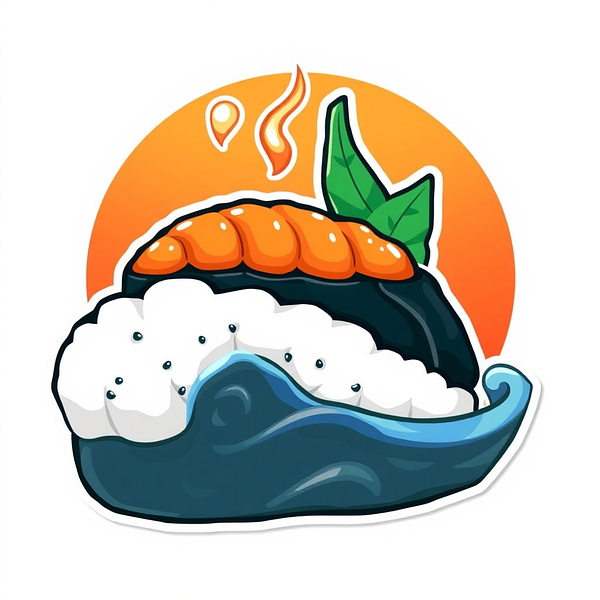 Square sticker preview