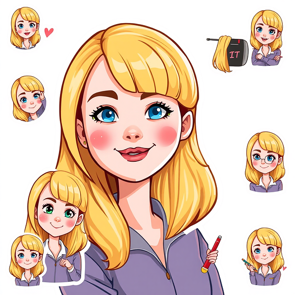 Square sticker preview