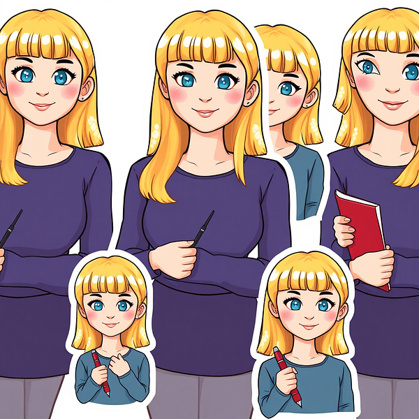 Square sticker preview