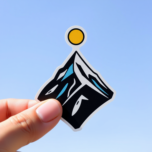 Square sticker preview