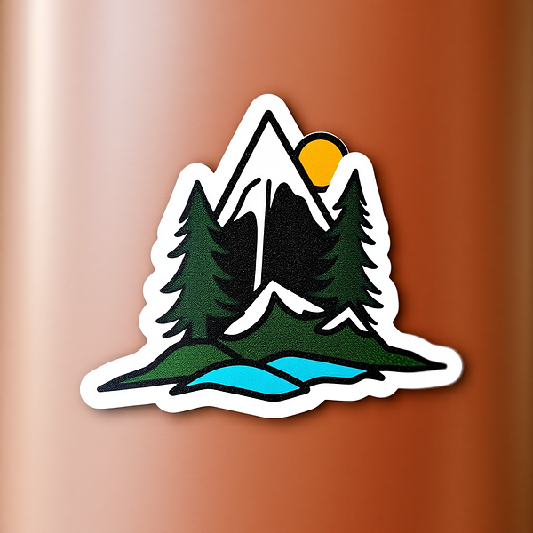 Square sticker preview