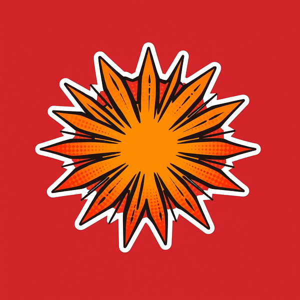 Square sticker preview