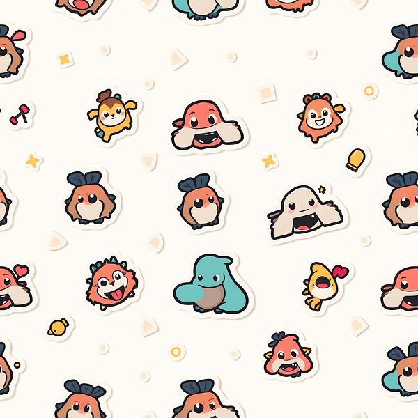 Square sticker preview