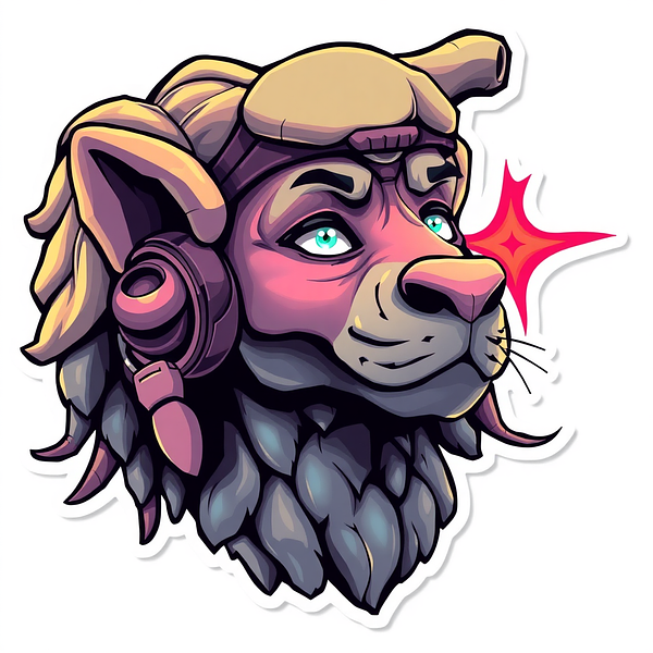 Square sticker preview