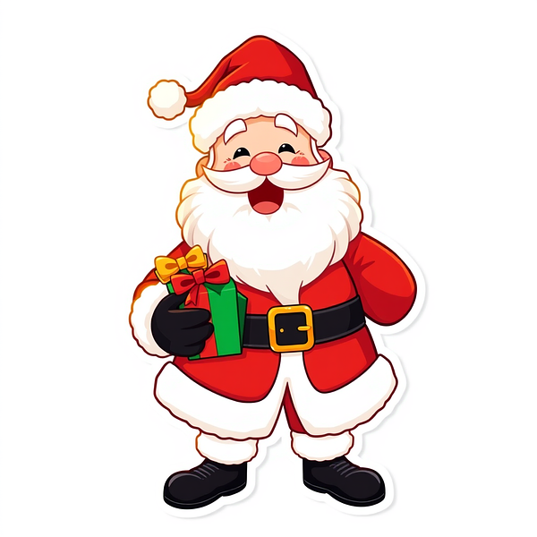 Square sticker preview