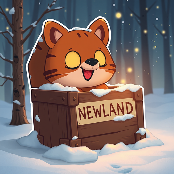 Square sticker preview