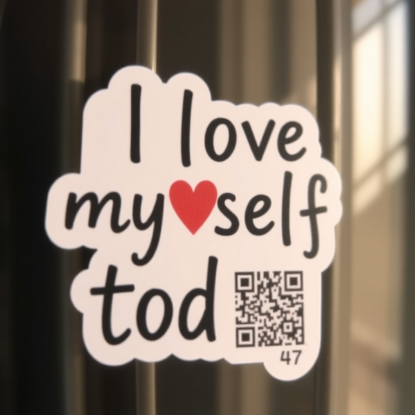 Square sticker preview