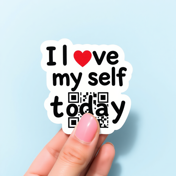 Square sticker preview