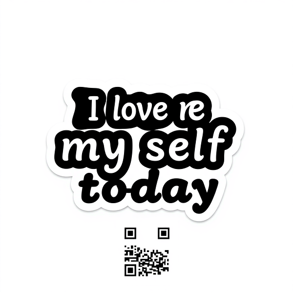 Square sticker preview