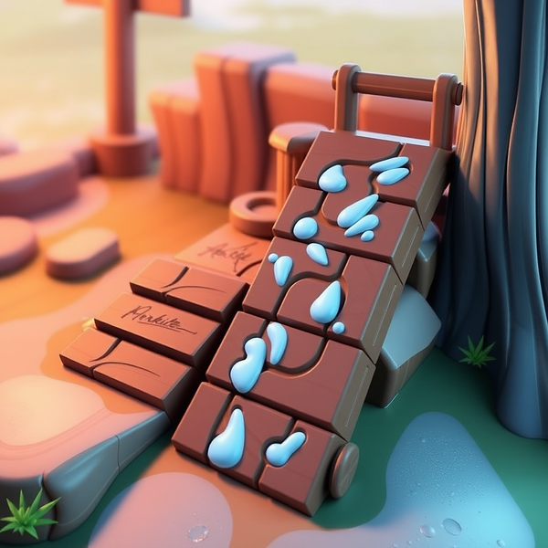 Square sticker preview