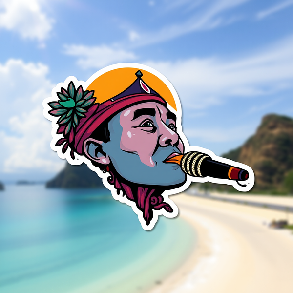 Square sticker preview