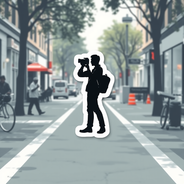 Square sticker preview