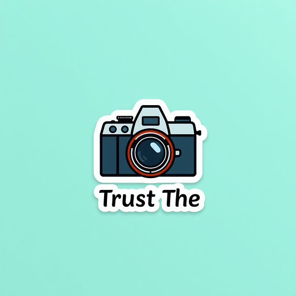 Square sticker preview