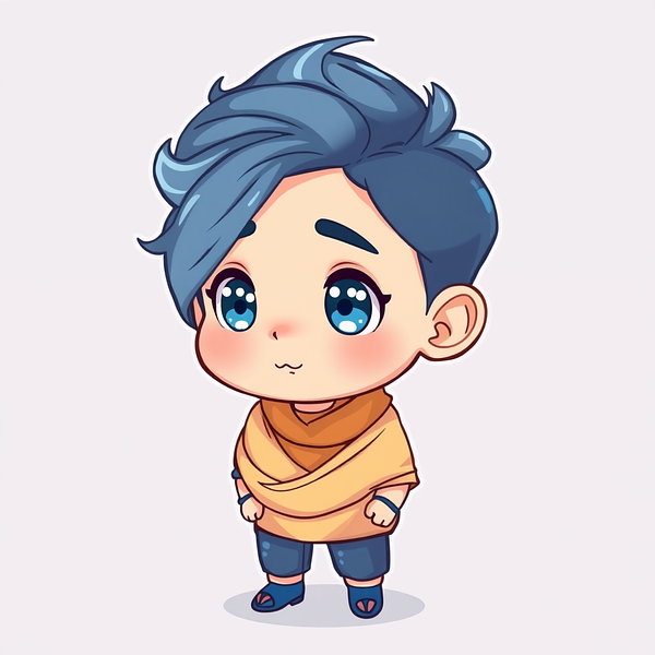 Square sticker preview